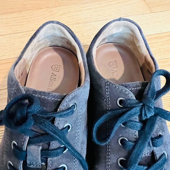 Allen Edmonds Mens Porter Derby Sneaker Size 11 D Grey Suede Lace Up Shoe - Picture 12 of 16